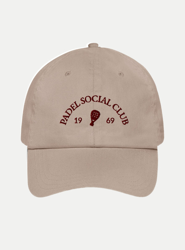 JGA Cap Padel Social Club in beige