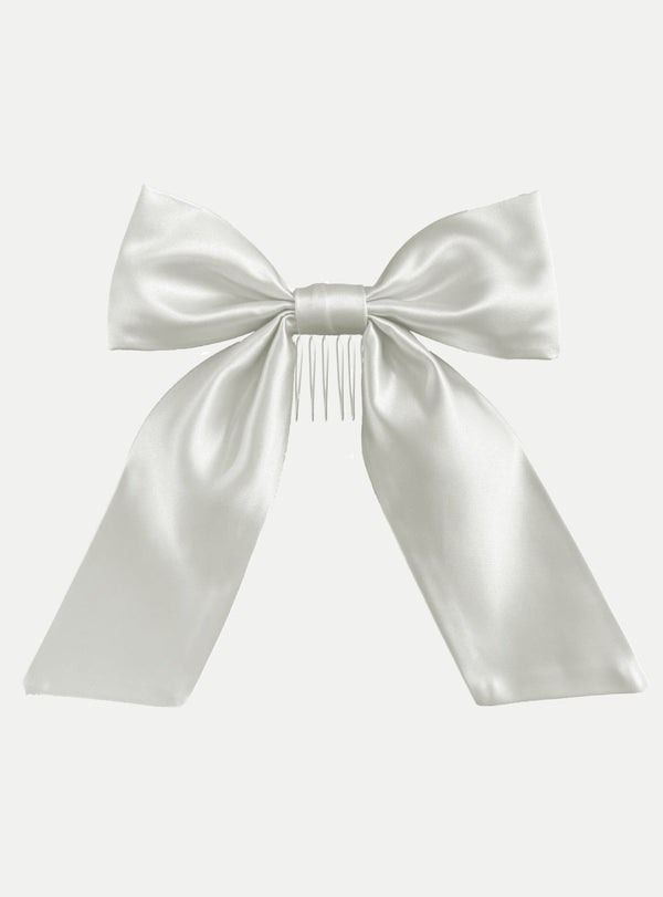 Adore Haarschleife aus Seide in elfenbein - weddorable