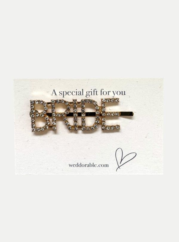 Bride Haarclip gold - weddorable
